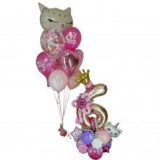 Оформлення з кульок Шість років Оформлення з кульок Шість років